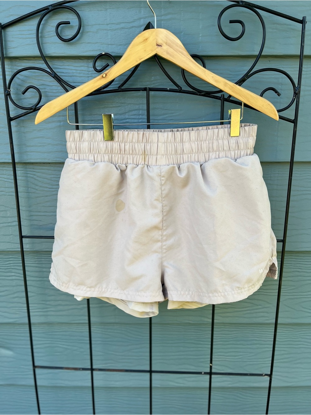WILO The Label light pink Elastic Waist athletic Shorts